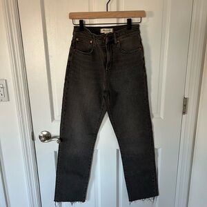 Madewell Charcoal Denim Jeans